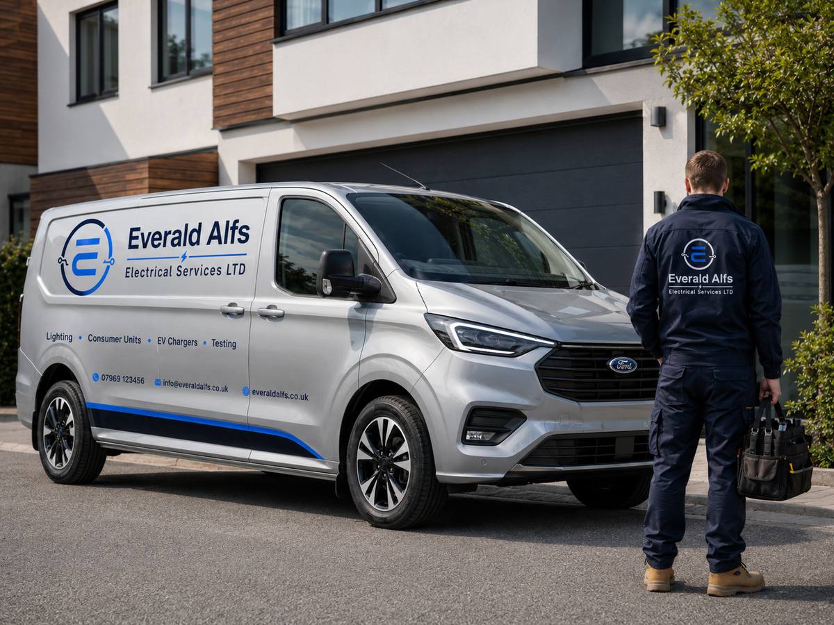 Hackney E8 electrician van